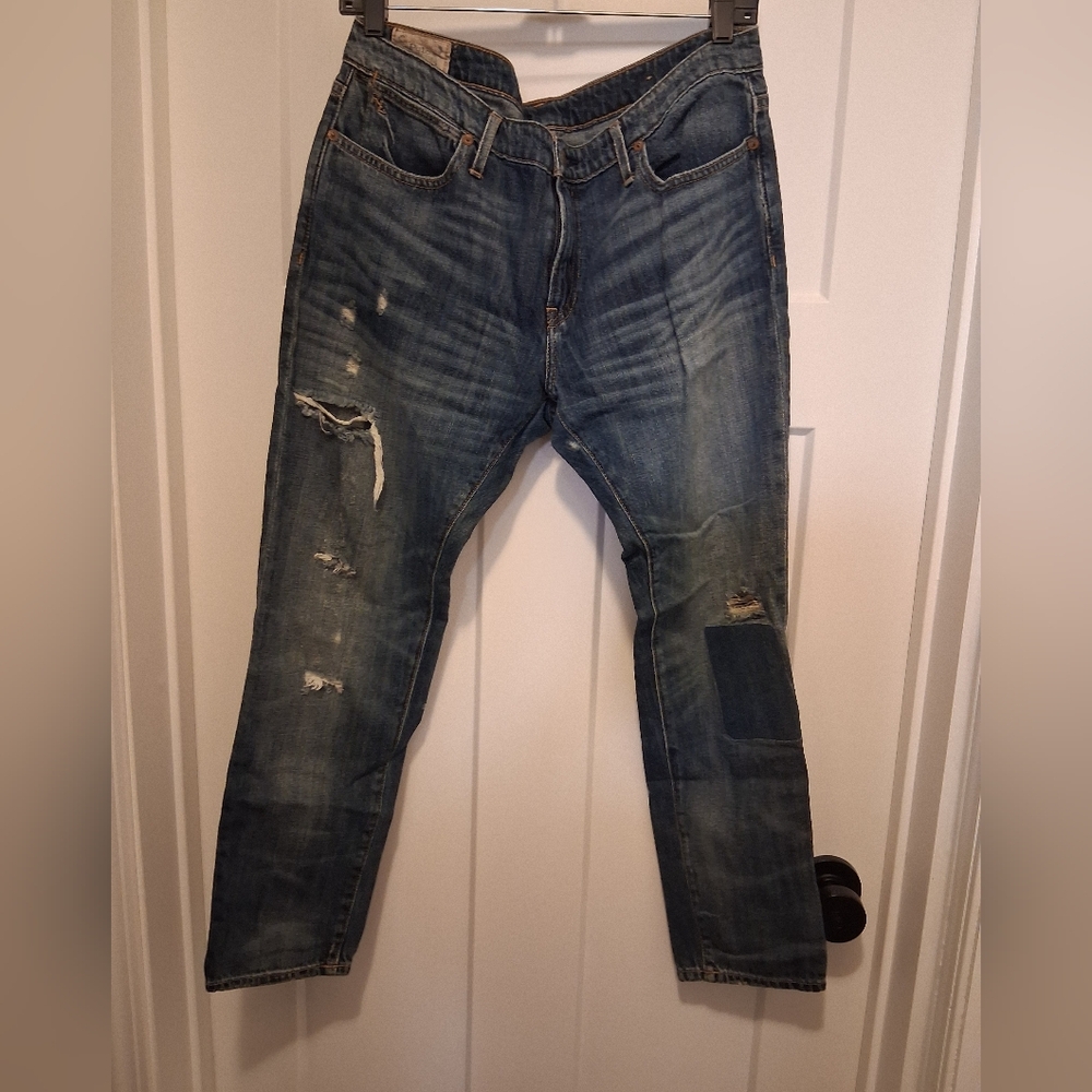 Polo by Ralph Lauren Womens Astor Boyfriend Distressed Jeans